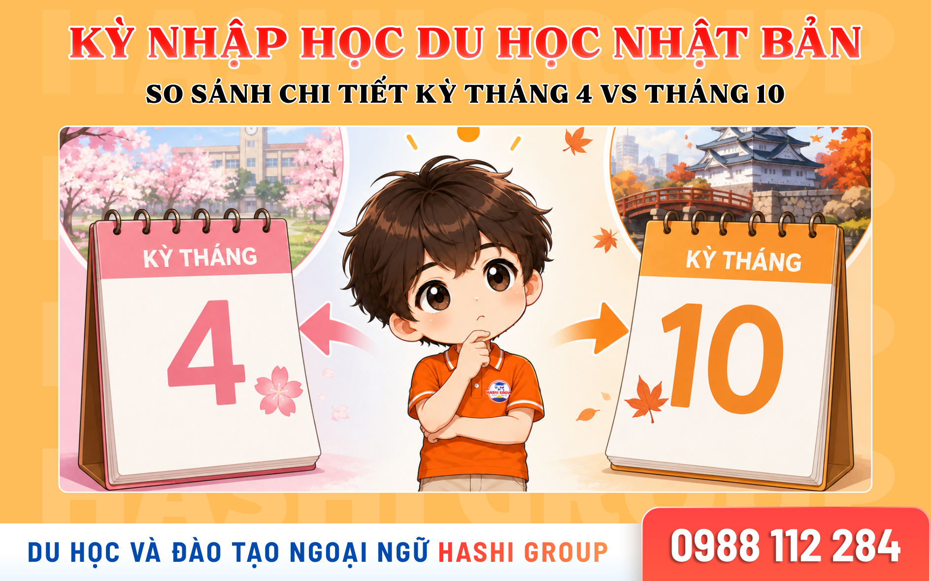 Du Học Nhật Bản - Kỳ Tháng Tư Hay Tháng Mười Tốt Hơn?